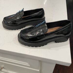 New black loafers